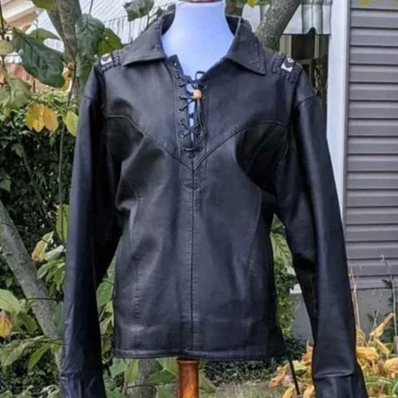 Vntg Unik MM Leather Goods Pullover jacket [RARE]